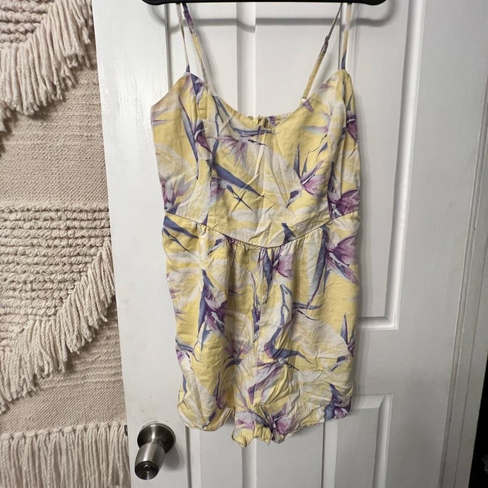 Yellow Flower Romper